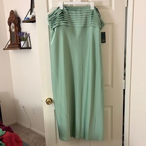 wild fable Mint Strapless Maxi Dress